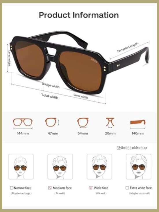 Retro Polarized Aviator Sunglasses with TAC Lenses main image 5